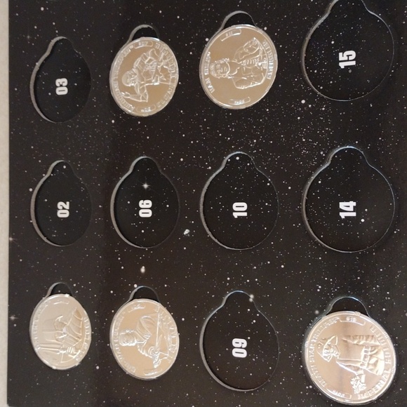 Star Wars 30th Anniversary Coin Album with 14 Coins 2006 Lucas Films Ltd Hasbro - Picture 8 of 13